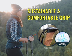 NEW TREKOLOGY Trekking Poles, Hiking Poles, Trekking Poles for Hiking, AUSTRALIA