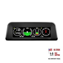 Car Inclinometer for Off-Road, GPS Speedometer MPH KMH with Compass, X60 Pro
