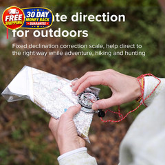 Compact Recreational Hiking Compass Simple to Use Outdoor Navigation Tool