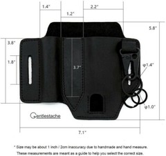 PU Leather man Sheath Multitool With Pen Holder Sheath EDC Pocket Organizer