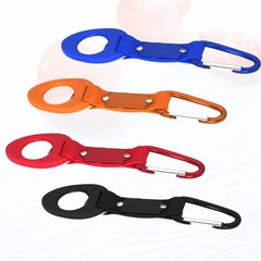 4Pcs Portable Water Bottle Hook Buckle Assorted Color for Backpack and Bike