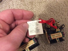 Lot of 2 Lassen Volcanic National Park California Christmas Tree Ornaments Bears