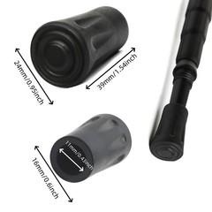 Rubber Buffer for Hiking Poles 6 Piece, Professional Walking Stick Attachment Set for Nordi…