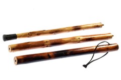SE 3 Piece 55″ Detachable Wood Walking/Hiking Stick – Asian 55″, Brown