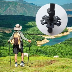 6 pieces snow plates for hiking poles universal, snow plates rubber trekking…