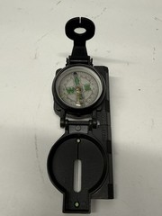 Military Engineering Hunting Hiking Camping Outdoor Compass Black