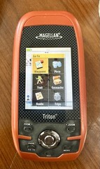 Magellan Triton 500 Handheld GPS W/ Manual & Cord – Color Screen ~ Hiking