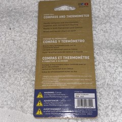 Stansport Zipper Pull Compass and Thermometer NEW