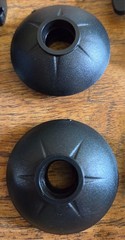10 Piece Hiking/Walking Pole/Siick Replacement Ends/Tips Rubber & Plastic