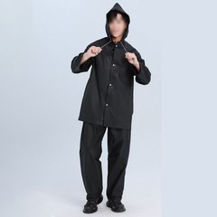 EVA Two Piece Raincoat and Rain Pants Set Waterproof Lightweight for Outdoor