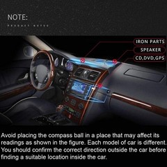 Waterproof Compass Ball for Car or Boat Accurate Pointing Navigation