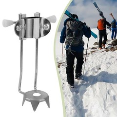 Durable Stainless Steel Ice Cane Tip Attachment Anti Slip Crampons for Outdoor