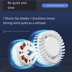 Adjustable Waist Neck Fan 4000mAh with 10500RPM and Turbo Mode for Sports