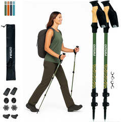 Trekking Poles for Hiking (Pair of 2) Lightweight Aluminum Collapsible Hiking Po