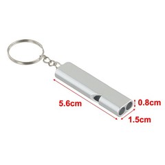 Small but Mighty 120dB Aluminium Alloy SOS Whistle for Outdoor Adventures