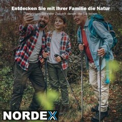 Nordex Hiking Poles Trekking Poles Telescopic Nordic Walking Ultralight Aluminium