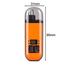 Nose Hair Trimmer USB Rechargeable with Rounded Blade Head for Safe Use