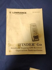 LOWRANCE iFINDER GO2 16 CHANNEL GPS UNIT With Instructions And Box