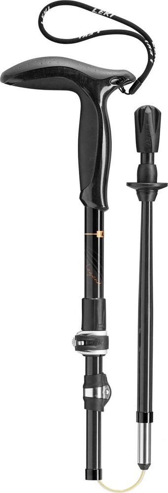 LEKI Micro Carbon Trekking Poles 1300421 Folding Lightweight Black New Japan