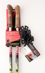 Pacemaker Stiix Expedition Trekking Poles with accessories.