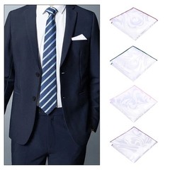 Stylish Pocket Handkerchief Gents Checkered Hankies 9.5×9.5inch Large Bandana