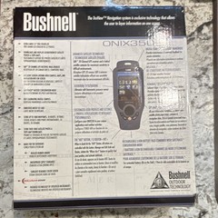 Bushnell ONIX 350 Handheld Hiking GPS Waterproof Compass 3.5in 30h USB