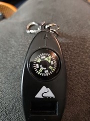 Silva Directional Lightweight Pocket Compass Temperature gauge key chain