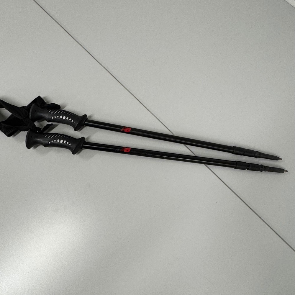 New Balance Trekking Poles Unisex Adjustable Black Good Hiking Walking Pair