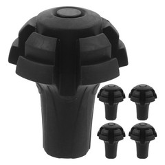 5 Pcs Trekking Pole Tips Protectors Mountaineering Stick Replacement