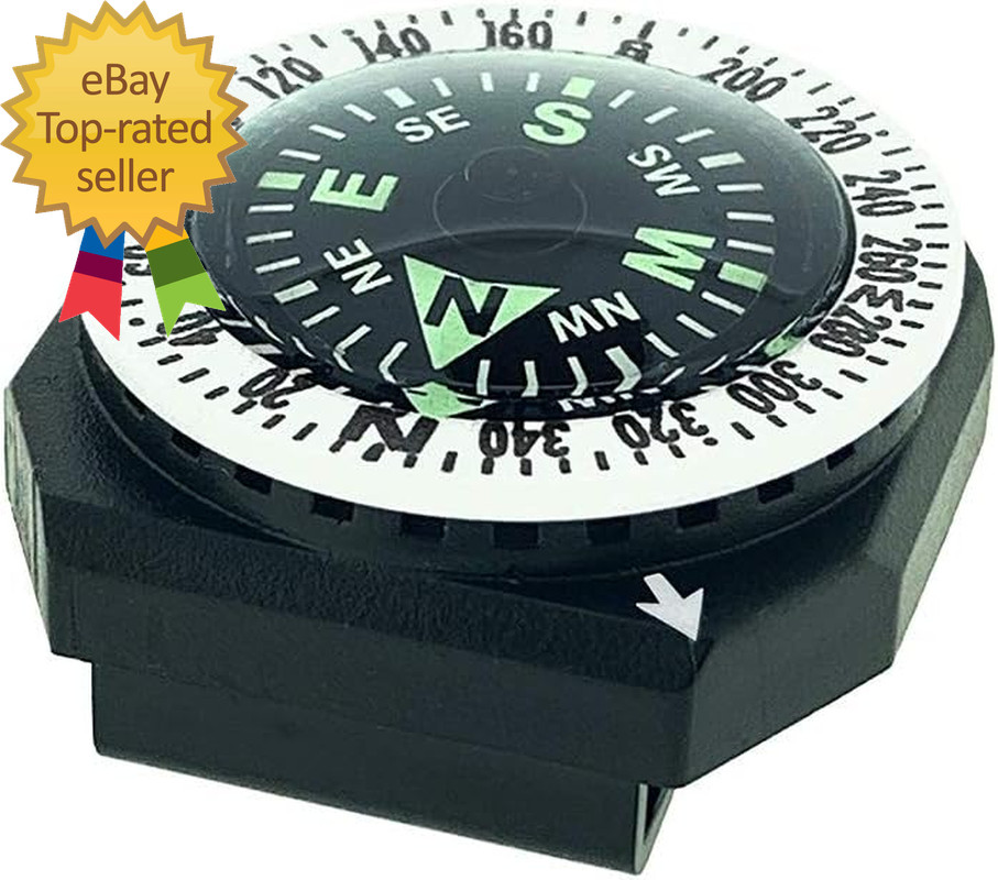 Gocompass – Micro Orienteering Wrist Compass | Watch Band or Paracord