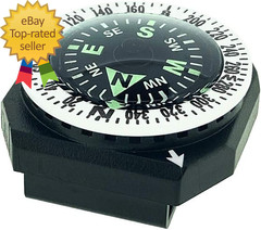 Gocompass – Micro Orienteering Wrist Compass | Watch Band or Paracord