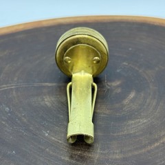 Brass Compass Belt Pin Style Vintage 2-1/2” Camping Hiking Outdoor Survival Tool