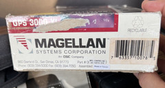 Magellan GPS 3000 XL Handheld IOB w/Manual, Car Charger, Adaptor & Case WORKS!