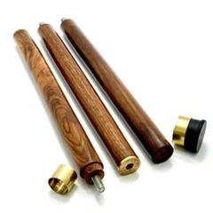 Globe Handle Solid Brass Stylish Hard Wood Foldable Walking Stick Vintage Walkin