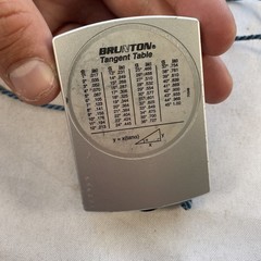 Brunton Clino Master Professional Sighting Compass Made In Sweden