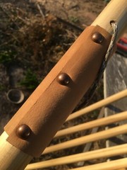 Natural Earth Tones Poplar Hard Wood Walking Stick Hiking Staff Hand Carved Pole