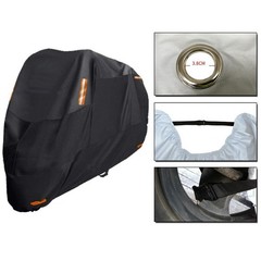Motorcycle Cover with UV Protection and Reflective Strips for Enhanced Safety