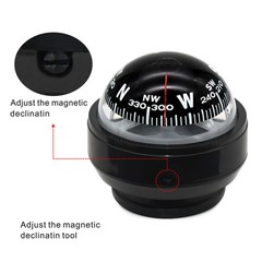 Mini Navigation Compass Camping Gear Small Compass Guide Ball For Marine Boat