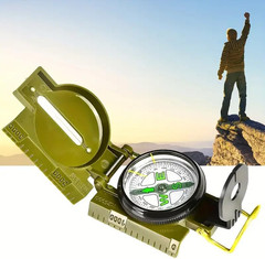 1PC Outdoor Survival Multifunctional Compass for Hiking Camping Travel Military