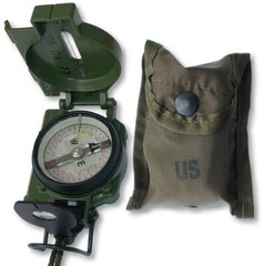 Govt Issue Tritium Land Navigation Military Compass – Army & Marine -Made in USA