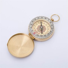 Portable Brass Compass G50 Pocket Watch For Hiking Camping Military Survival