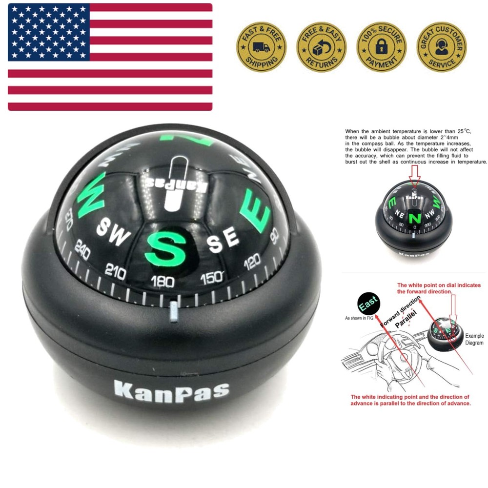 Automotive Compass Ball for Car or Boat