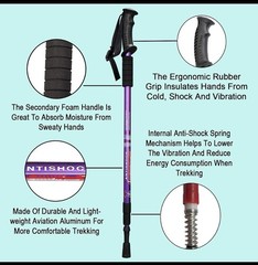 Trekking Poles Adjustable Lightweight Durable Hiking Sticks Men Women