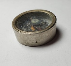 Vintage Compass 3.5cm In Diameter Metal Case