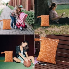 Wet Dry Bag for Baby, Swimsuit, Diaper Bag & Travel – Waterproof Multicolor14