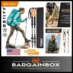 Ultra-Light Carbon Fiber Trekking Poles – Adjustable 24″ to 54″ for Hikers