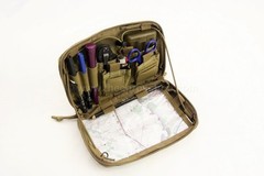 TASMANIAN TIGER LEADER ADMIN POUCH / MOLLE COMMAND PANEL CORDURA MULTICAM