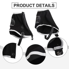 Athletic Waterproof Low Gaiters Ideal for Off Road For Running and Cycling