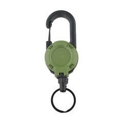 Retractable Keychain with 60cm Steel Cable Great for Keeping Keys Within Reach