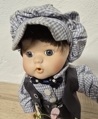 Artist doll porcelain doll boy doll 26 cm collector rarity Vintage